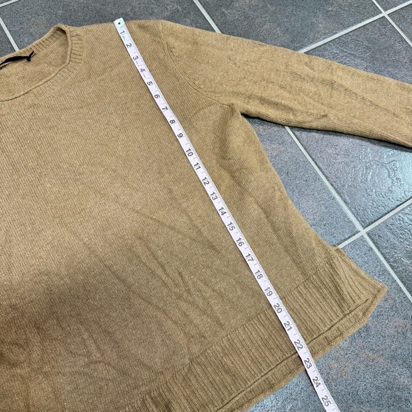 Jenni Kayne Everyday Sweater Long Sleeve Knit Pullover Wool Blend Brown Medium M - Picture 13 of 15